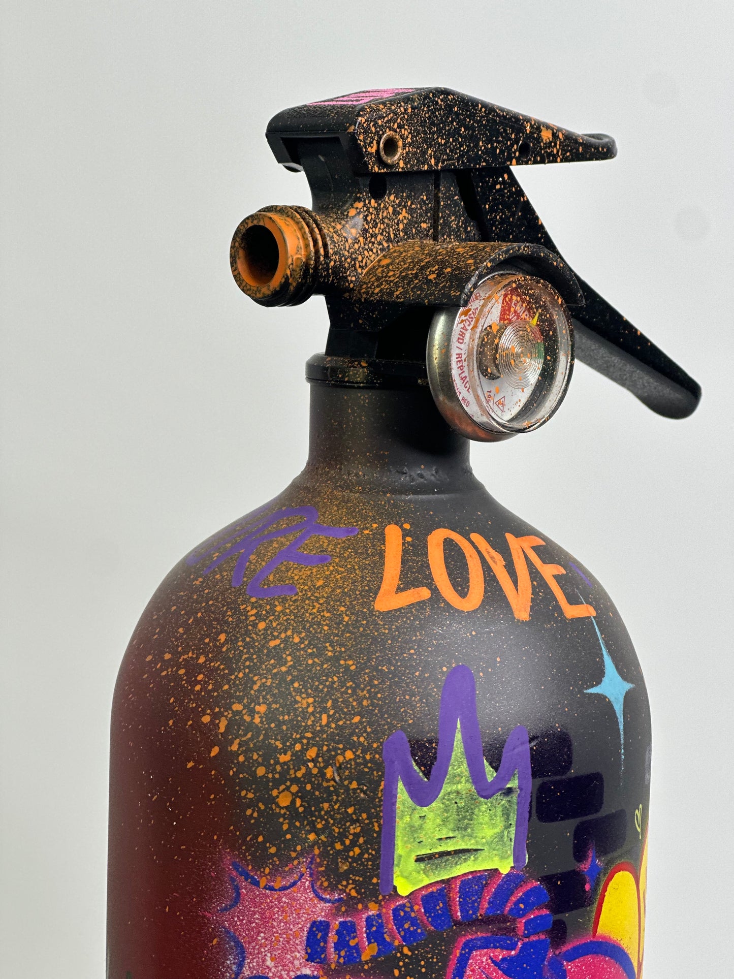 Fire Extinguishers Hand painted