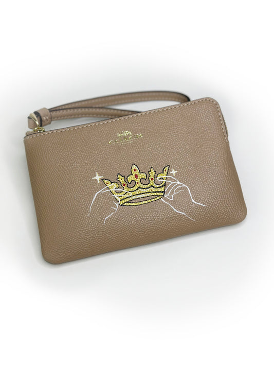 Royal Crown Coach Wristlet