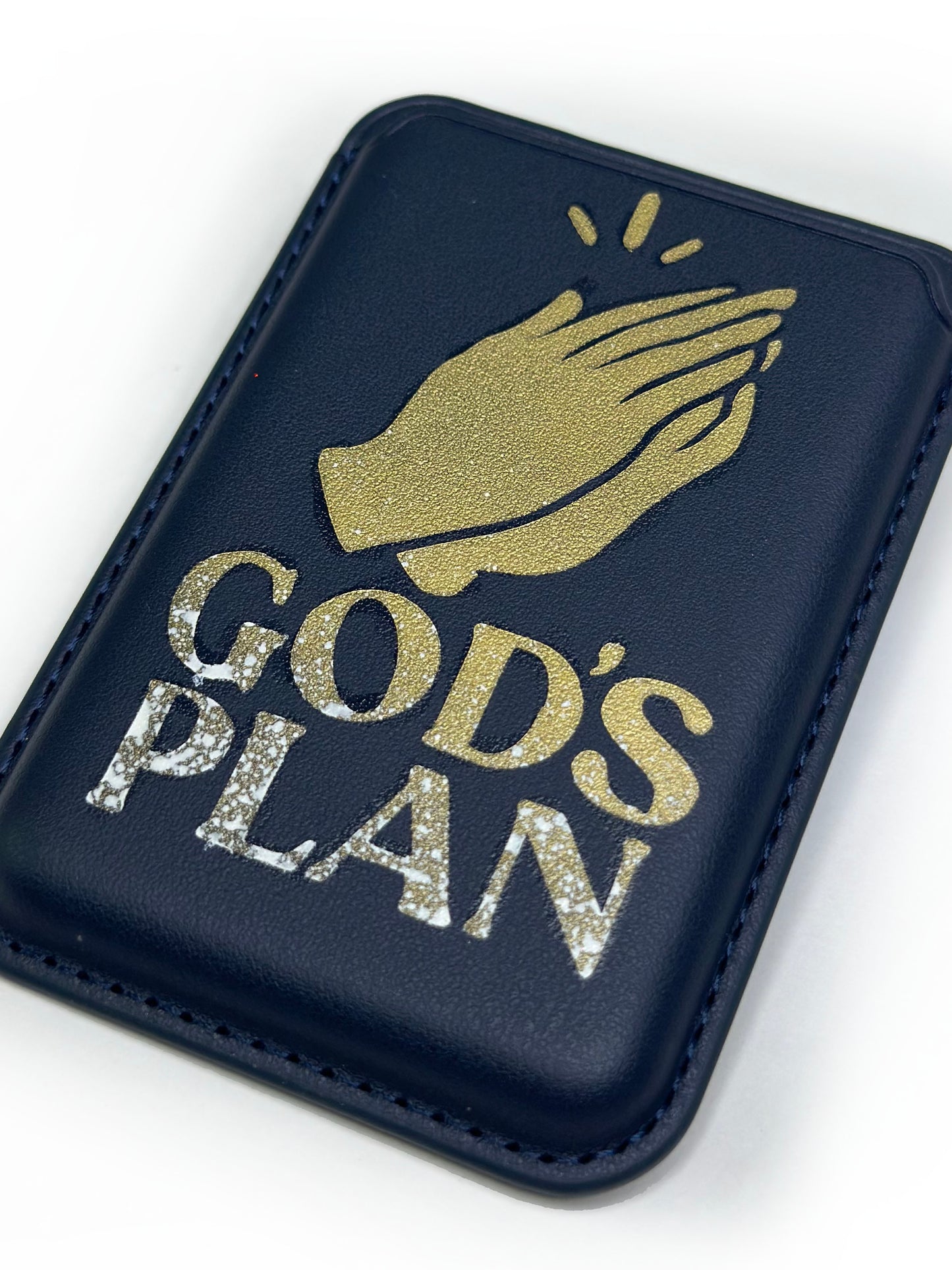 God’s Plan MagSafe Cardholder with Praying Hands